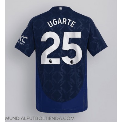 Camiseta Manchester United Manuel Ugarte #25 Segunda Equipación Replica 2024-25 mangas cortas Camiseta Manchester United Manuel Ugarte #25 Segunda Equipación Replica 2024-25 mangas cortas